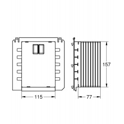 Inspection Shaft for Small Flush Plates (40911000)  Inspection Shaft for Small Flush Plates (40911000)