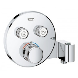 Grohe Grohtherm SmartControl Thermostatic for in-wall installation 2 outlets with integrated shower holder (29120000)