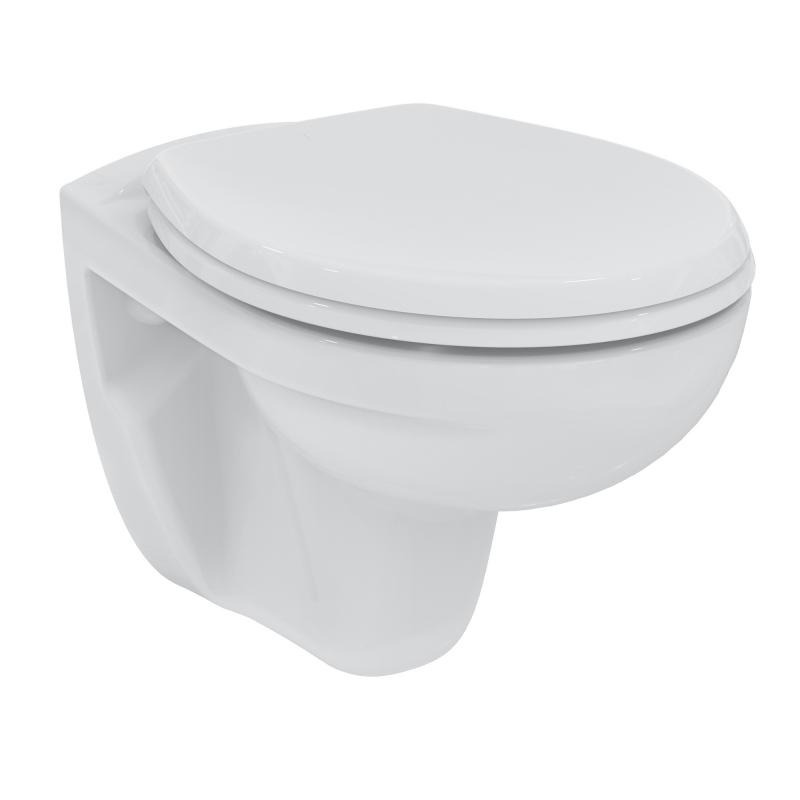 Porcher Set Ideal Standard wallhung rimless toilet + Eurovit seat