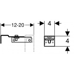  DuofixBasic set of wall anchors for single installation (111.839.00.1)