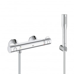 Grohe Shower set Grohtherm 800 thermostatic mixer + Euphoria Cosmopolitan 1 jet hand shower, Chrome (34558000-Euphoria)