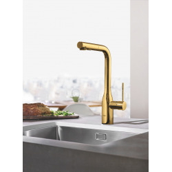 Grohe Essence Single-lever Sink Mixer, Cool Sunrise (30270GL0)