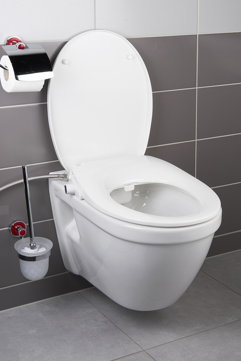 Swiss Aqua Technologies Japanese toilet seat, Softclose toilet seat without electricity with