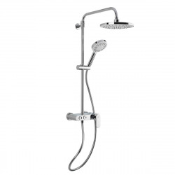 Swiss Aqua Technologies Shower column with mechanical mixer, White/Chrome (SATSSPKP)