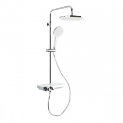 Swiss Aqua Technologies Shower column with thermostatic mixer and XXL shower head 255mm, Chrome (SATSSTPBCH)