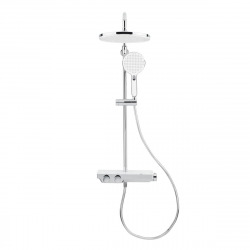  Shower column with thermostatic mixer and XXL shower head 255mm, Chrome (SATSSTPBCH)