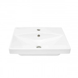  Brevis Hanging washbasin with tap hole in the middle, 50,5x40x14cm (SATBRE5040S)