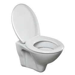 Cersanit S-line Pro Wall-hung toilet bowl Fayans + Toilet seat, White  (S-LinePro)