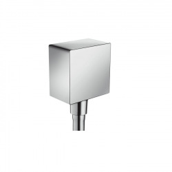 Hansgrohe Fixfit Square Wall Outlet with non-return valve (26455000)