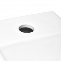 Brevis Cloakroom basin with tap hole left, 40,5x20,5x10,5cm (SATBRE4020SL)  Brevis Cloakroom basin with tap hole left, 40,5x20,5x10,5cm (SATBRE4020SL)
