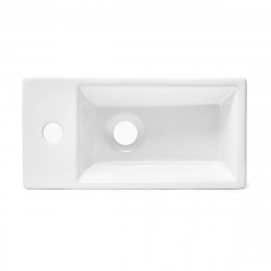 Swiss Aqua Technologies Brevis Cloakroom basin with tap hole right, 40,5x20,5x10,5cm (SATBRE4020SR)