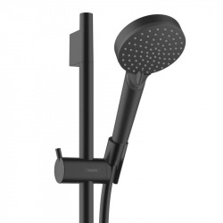  Vernis Blend Shower set with 2-jet hand shower + Unica bar 65 cm, Matt black (26422670)