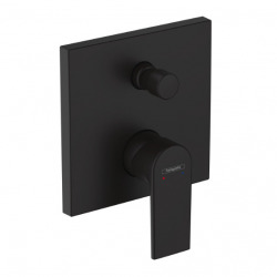 Hansgrohe Vernis Shape Single lever bath/ shower mixer for concealed installation, Matt black (71468670)