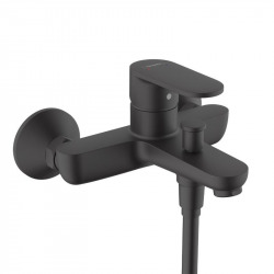 Hansgrohe Vernis Blend Single lever bath/ shower mixer for exposed installation, Matt black (71440670)