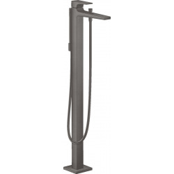 Hansgrohe Metropol Bath Mixer Floor Standing With Lever Handle, Brushed Black Chrome (32532340)