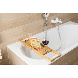 Optima Bamboo Bath Tray, Sliding, 70-105Cm (Policevanba)