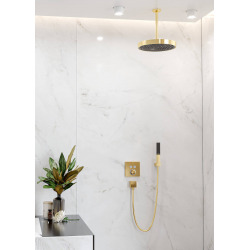 Hansgrohe Rainfinity Overhead Shower 360, Polished gold-optic (26231990)