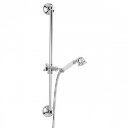 Paffoni Ricordi Retro Shower set with 60cm shower bar, Chrome (ZSAL010)