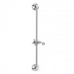 Paffoni Ricordi Retro Shower set with 60cm shower bar, Chrome (ZSAL010)
