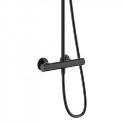 Hansgrohe Vernis Blend Showerpipe 200 1jet EcoSmart with thermostat, Matt black (26089670)