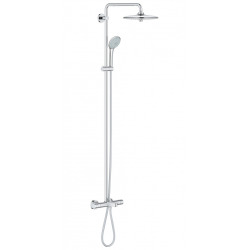Grohe Euphoria System 260 Shower system with bath thermostat for wall mounting, Chrome (27475001)