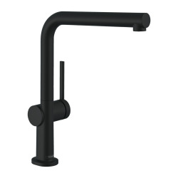 Hansgrohe Talis M54 Single lever kitchen mixer 270, single spray mode, Matt Black (72840670)