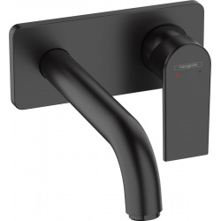 Hansgrohe Vernis Shape Single lever basin mixer for concealed installation wall-mounted, Matt Black (71578670)