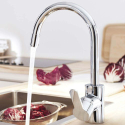 Grohe Eurostyle Cosmopolitan single-lever kitchen mixer 1/2″ with pull-out spray (31126004)