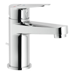 Nobili Blues Energy saving washbasin mixer with single lever control, Chrome (BSE101118/1CR)