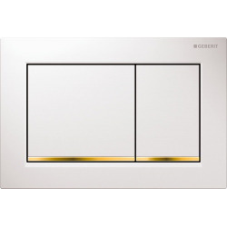 Geberit Flush plate Omega30 for dual flush, White (115.080.KK.1)