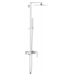 Grohe Euphoria Cube XXL System 230 Shower system with single lever for wall mounting, Chrome (23147001)