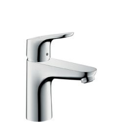 Hansgrohe Focus Single lever basin mixer 100 without waste, Chrome (31517000)