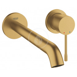 Grohe Essence Single lever 2-hole basin mixer L-Size, Brushed cool sunrise (19967GN1)