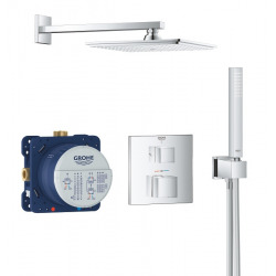 Grohe Grohtherm Cube Perfect shower set with Rainshower Allure 230, Chrome (34741000)