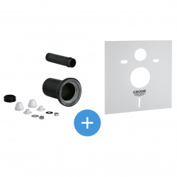 Grohe Set WC inlet and outlet connecting set + sound insulation set (37311K00-SET)