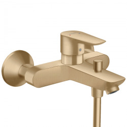 Hansgrohe Talis E Single lever bath mixer for exposed installation, Brushed bronze (71740140)