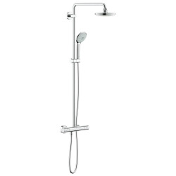 Grohe Euphoria 180 Shower system with thermostat for wall mounting, Chrome (27296001)