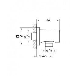  Rainshower®  Shower outlet elbow, Metal (27076000)