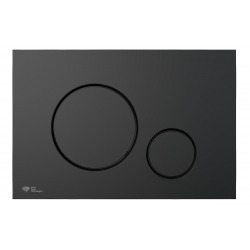 Swiss Aqua Technologies Dual Flush Plate, Matt Black (SATAT68)