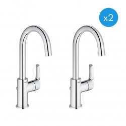 Grohe Eurosmart - Set of 2 single lever basin mixers 1/2" size L (23537002-DUO)