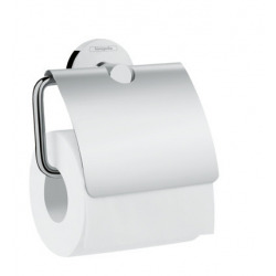 Hansgrohe Logis Universal Pack toilet brush + toilet paper holder, Chrome (41722000-DUOLOGIS)