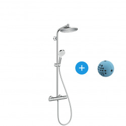 Hansgrohe Set shower column SHOWERPIPE CROMETTA S240 chrome + IPS WashBall (27267000*)