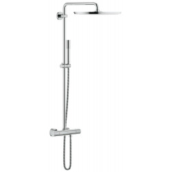  Set Rainshower System 400 Shower system with thermostat for wall mounting + IPS WashBall (27174001)