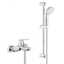 Grohe Bath/shower set with Eurosmart Cosmopolitan mixer + Shower bar + 2 jet hand shower, Chrome (32831000-TEMPESTA)