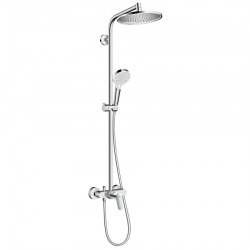 Hansgrohe Crometta S Showerpipe 240 1jet with manual shower mixer (27269000)