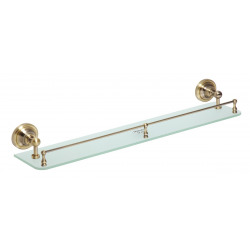 BEMETA Ricordi Shelf in brass and glass, Bronze (OPTIMARIC24BR)