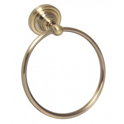 BEMETA Ricordi Towel ring in brass, Bronze (OPTIMARIC60BR)