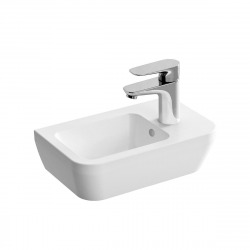 Vitra  Integra 37x22 cm basin with hole for tap on the right, White (7091-003-0029)