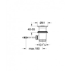  Pop-up waste set 1 1/4" (28910000)