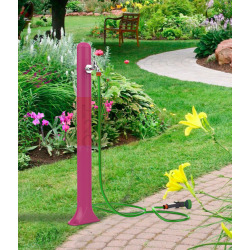 Arkema Design H2O H2O Garden fountain with tap, Red (GH115/3027)